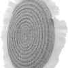 Cotton Drink Coasters Round Braided Coasters Tassels Heat-Resistant for 
Hot Pots Easy Maintenance Table Decor