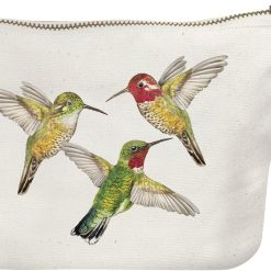 Mary-Lake Thompson Hummingbird Canvas Zipper Pouch