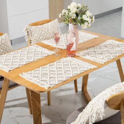 Macrame placemats Set of 4